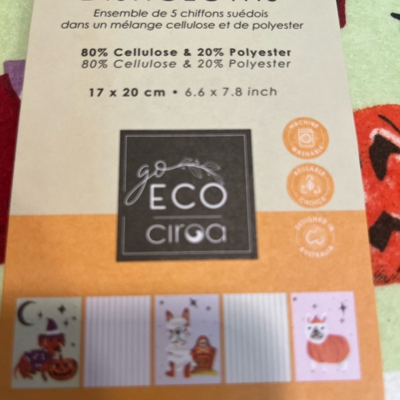 NWT 5 Halloween Swedish Dishcloths - Picture 2 of 4